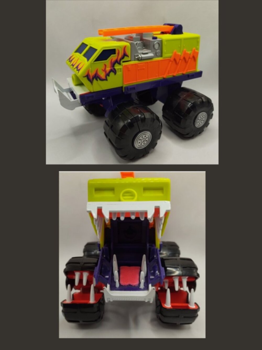 Hot Wheels Attack Pack Blowtorch Monster Truck Mattel 1992 Vintage Yellow Orange